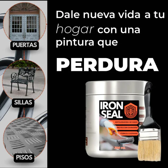 Iron Seal Pintura Renueva y Protege tus Superficies (Original) ✅